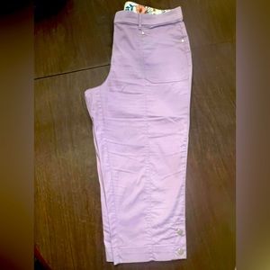 Chico’s size 2 Lavender Capris size 2 (12